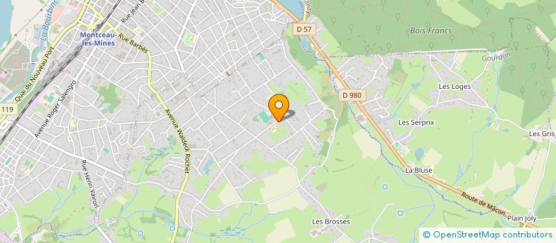 localisation de l'entreprise MONSIEUR GERARD GUERIAUD  SAINT-VALLIER