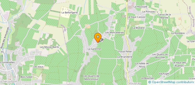 localisation de l'entreprise MONSIEUR GERARD GUERTIN  VOUVRAY