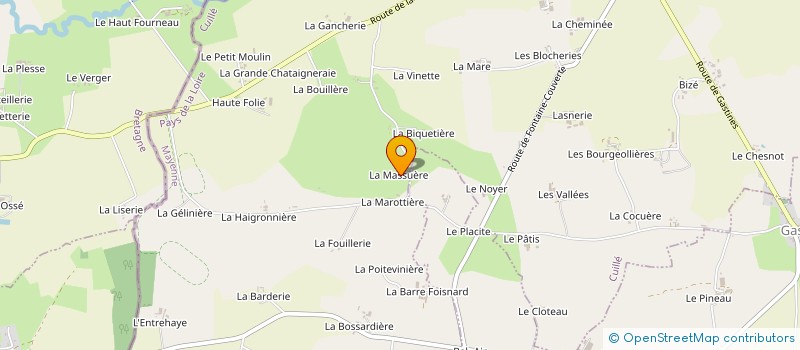 localisation de l'entreprise MONSIEUR GERARD GUESNERIE  SAINT-POIX