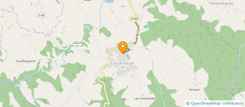 localisation de l'entreprise MONSIEUR GERARD GUIBERT à CASSANIOUZE