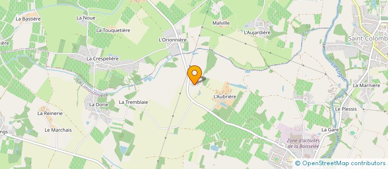 localisation de l'entreprise MONSIEUR GERARD GUIBERT à LA LIMOUZINIERE