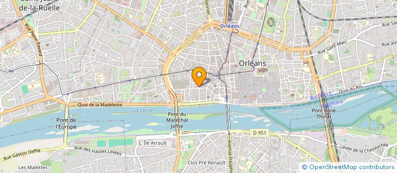 localisation de l'entreprise MONSIEUR GERARD GUILBERT  ORLEANS