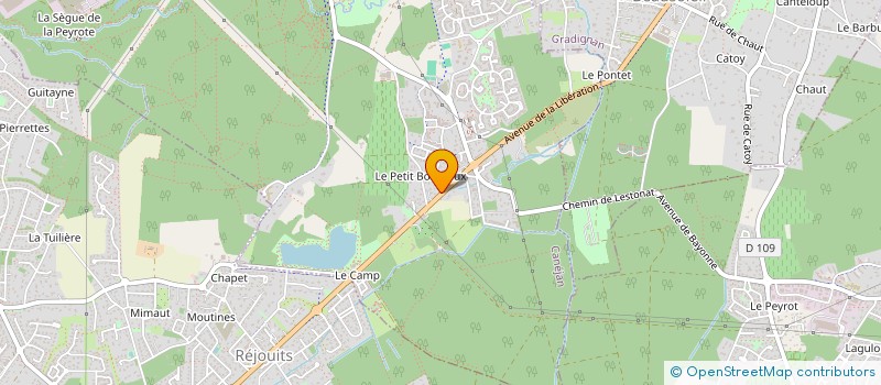 localisation de l'entreprise MONSIEUR GERARD GUILBON  CANEJAN