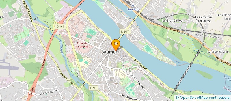 localisation de l'entreprise MONSIEUR GERARD GUILGAUD  SAUMUR