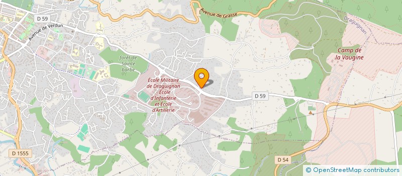 localisation de l'entreprise MONSIEUR GERARD GUILLAUME  DRAGUIGNAN