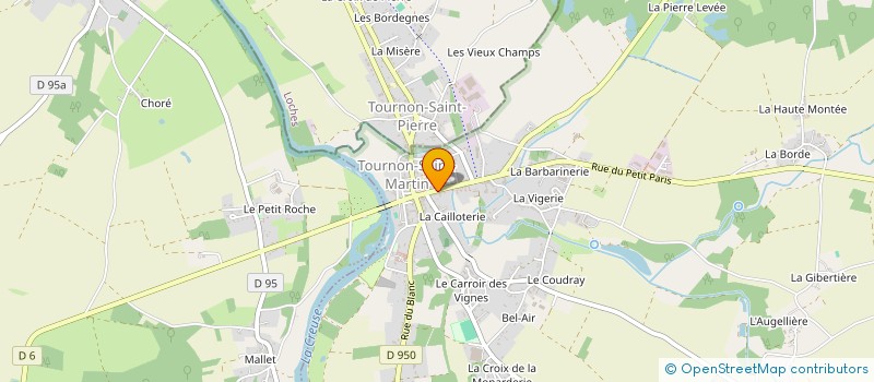 localisation de l'entreprise MONSIEUR GERARD GUILLEMAIN à TOURNON-SAINT-MARTIN