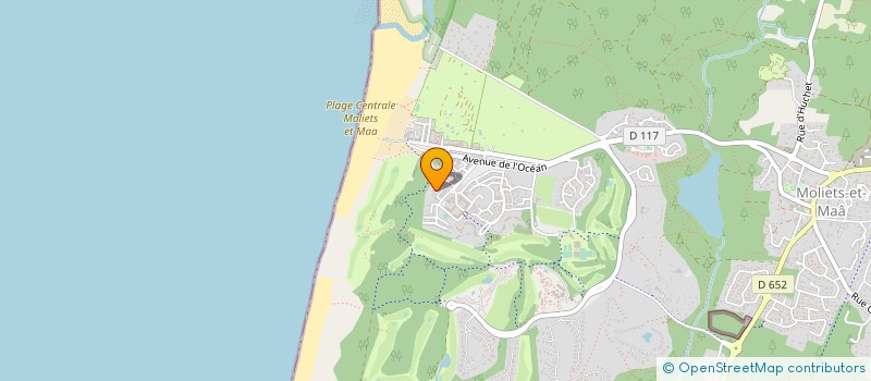 localisation de l'entreprise MONSIEUR GERARD GUILLEMANT  MOLIETS-ET-MAA