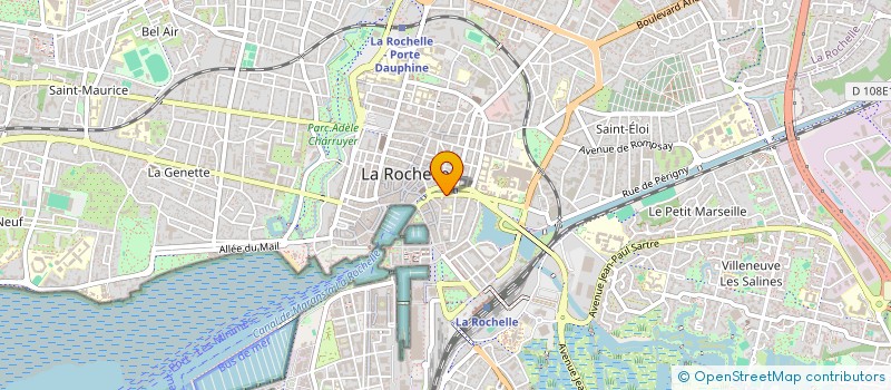 localisation de l'entreprise MONSIEUR GERARD GUILLEMARD  LA ROCHELLE