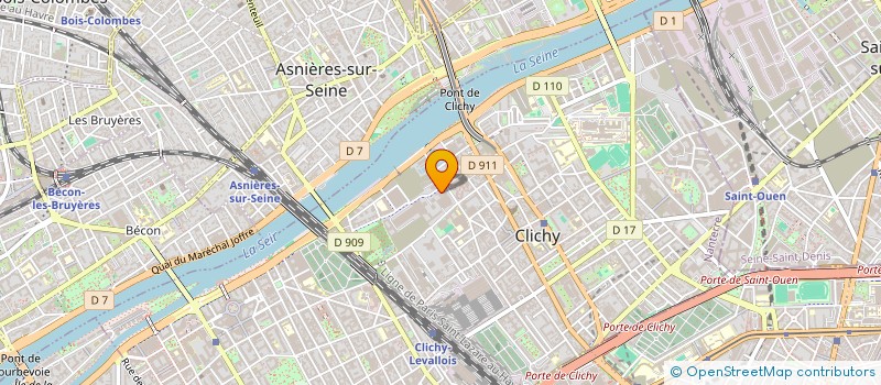 localisation de l'entreprise MONSIEUR GERARD GUILLEN à CLICHY