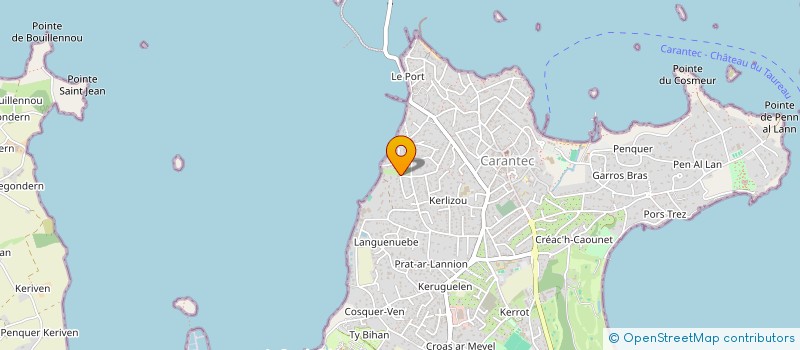 localisation de l'entreprise MONSIEUR GERARD GUILLERM  CARANTEC