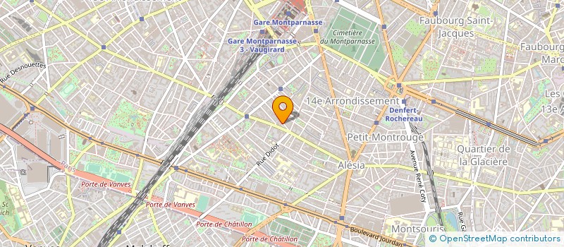 localisation de l'entreprise MONSIEUR GERARD GUILLERME à PARIS