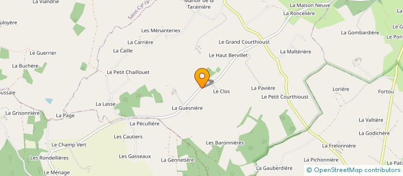 localisation de l'entreprise MONSIEUR GERARD GUILLIN à SAINT HILAIRE-SUR-ERRE