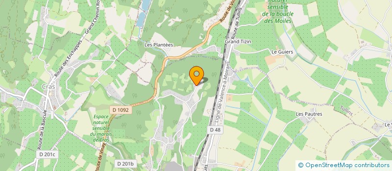 localisation de l'entreprise MONSIEUR GERARD GUILLON  POLIENAS