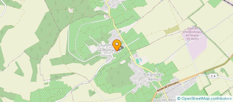localisation de l'entreprise MONSIEUR GERARD GUILLOT  COULOMMES-LA-MONTAGNE