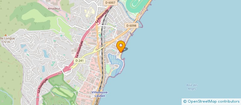 localisation de l'entreprise MONSIEUR GERARD GUILLOT  VILLENEUVE-LOUBET