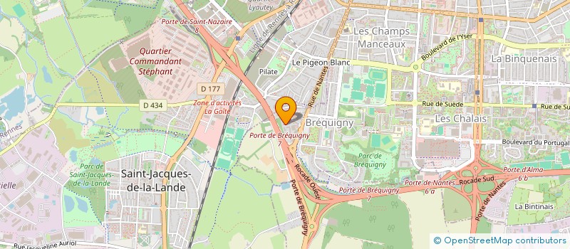 localisation de l'entreprise MONSIEUR GERARD GUILLOU à RENNES