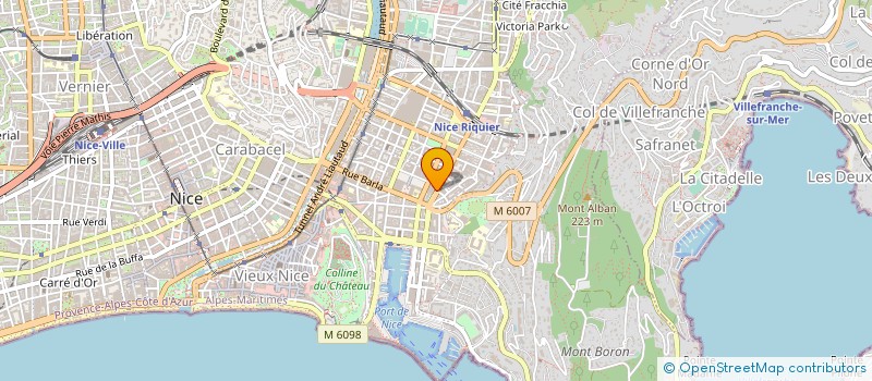 localisation de l'entreprise MONSIEUR GERARD GULLO à NICE