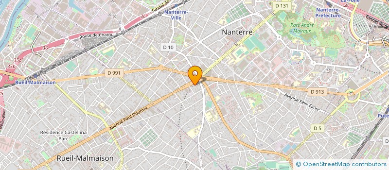 localisation de l'entreprise MONSIEUR GERARD GURLIAT à NANTERRE