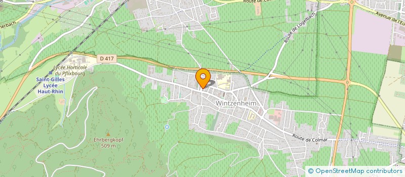 localisation de l'entreprise MONSIEUR GERARD GUTHMANN  WINTZENHEIM
