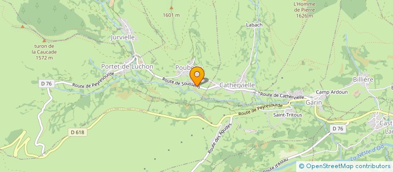 localisation de l'entreprise MONSIEUR GERARD GUY DESIRE SAPORTE  POUBEAU