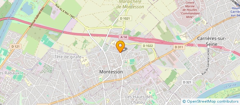 localisation de l'entreprise MONSIEUR GERARD GUYARD  MONTESSON