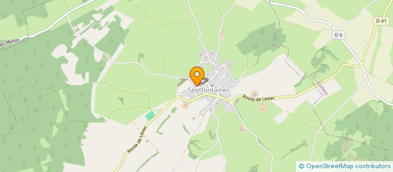 localisation de l'entreprise MONSIEUR GERARD GUYOT  SEPTFONTAINES