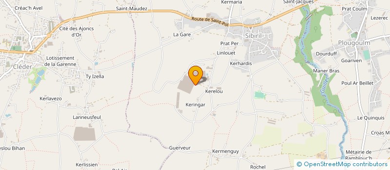 localisation de l'entreprise MONSIEUR GERARD HABASQUE  SAINT-POL-DE-LEON