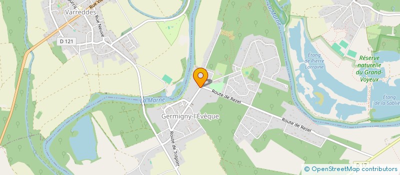 localisation de l'entreprise MONSIEUR GERARD HADANCOURT à GERMIGNY-L'EVEQUE