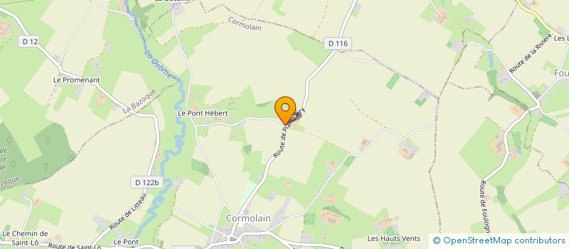 localisation de l'entreprise MONSIEUR GERARD HAMANT  CORMOLAIN