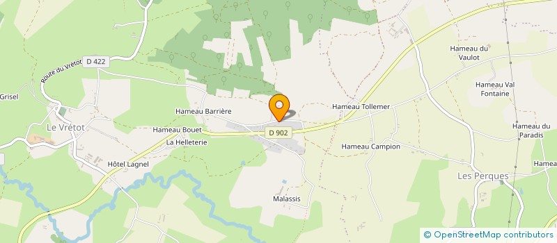 localisation de l'entreprise MONSIEUR GERARD HAMEL à BRICQUEBEC-EN-COTENTIN