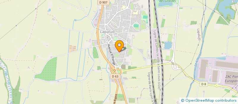 localisation de l'entreprise MONSIEUR GERARD HANICQUE  LAPALUD