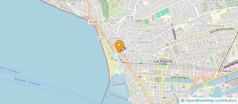 localisation de l'entreprise MONSIEUR GERARD HARDOUIN à LE HAVRE