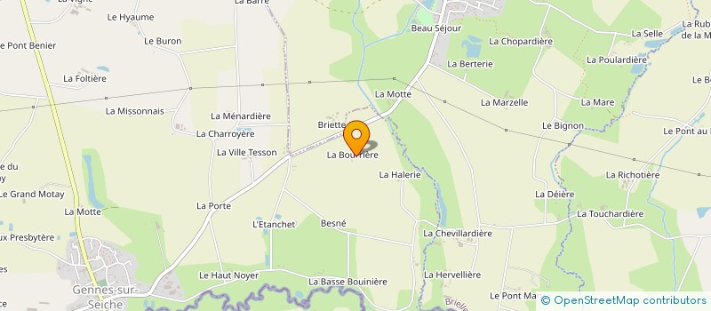 localisation de l'entreprise MONSIEUR GERARD HARDY à GENNES-SUR-SEICHE