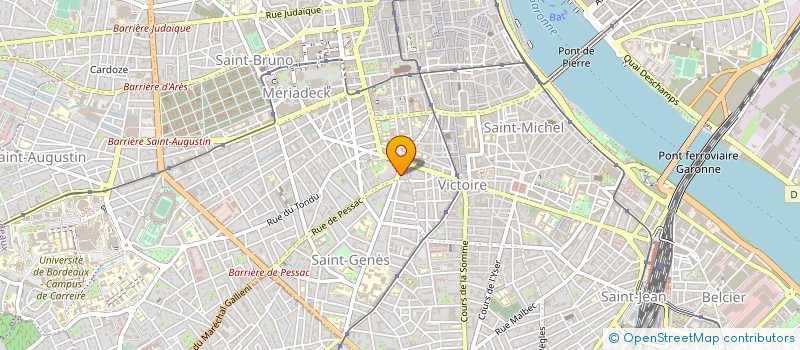 localisation de l'entreprise MONSIEUR GERARD HARLE  BORDEAUX