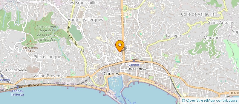 localisation de l'entreprise MONSIEUR GERARD HATRON à CANNES