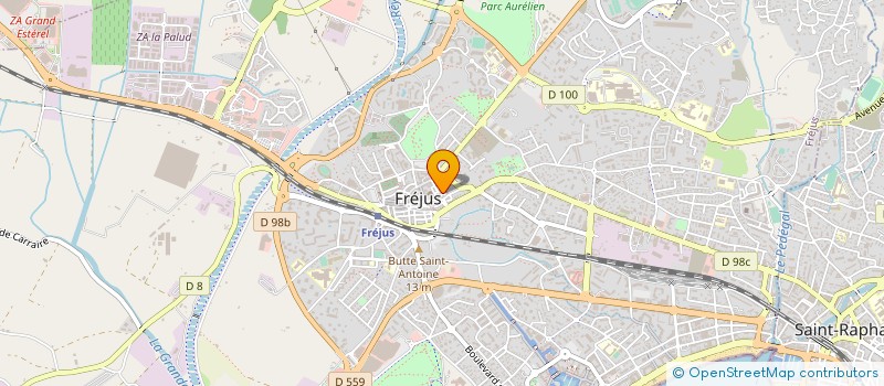 localisation de l'entreprise MONSIEUR GERARD HAUTOT à FREJUS
