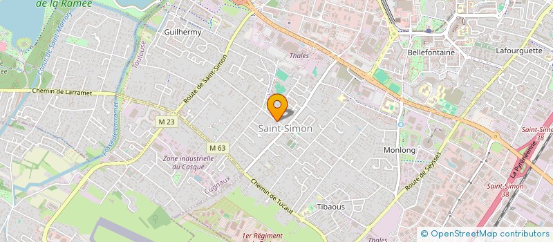 localisation de l'entreprise MONSIEUR GERARD HEBERT  TOULOUSE