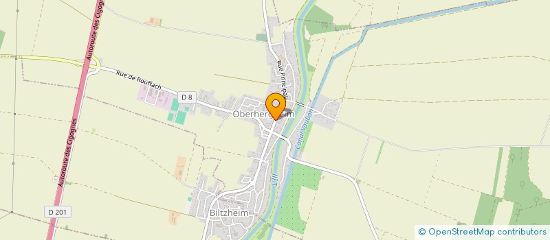 localisation de l'entreprise MONSIEUR GERARD HECHINGER  BILTZHEIM