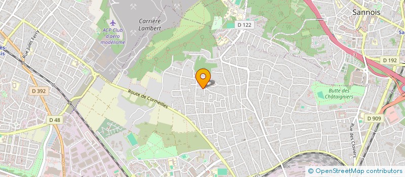 localisation de l'entreprise MONSIEUR GERARD HELLOUVRY  ARGENTEUIL