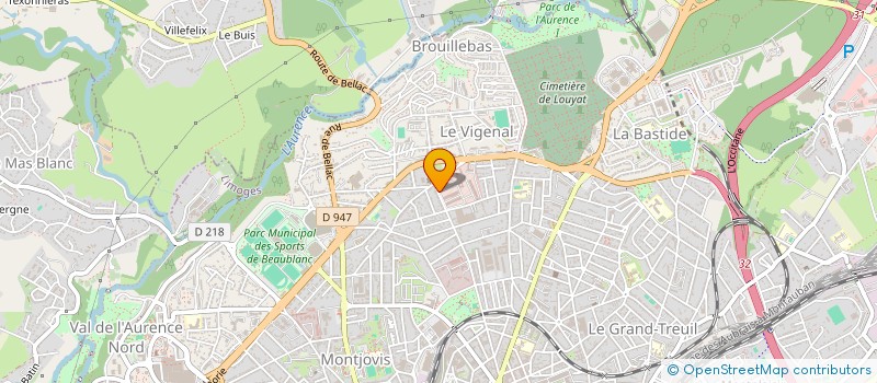 localisation de l'entreprise MONSIEUR GERARD HENOT à LIMOGES