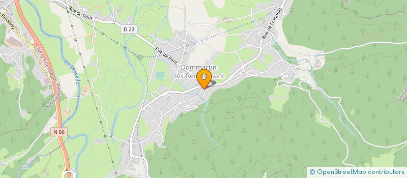 localisation de l'entreprise MONSIEUR GERARD HENRY à DOMMARTIN-LES-REMIREMONT