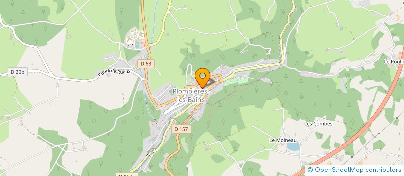 localisation de l'entreprise MONSIEUR GERARD HENRY à PLOMBIERES-LES-BAINS