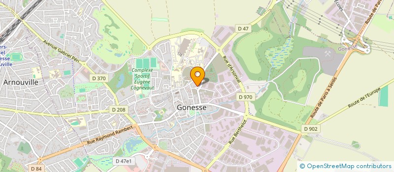 localisation de l'entreprise MONSIEUR GERARD HENUSET  LE THILLAY