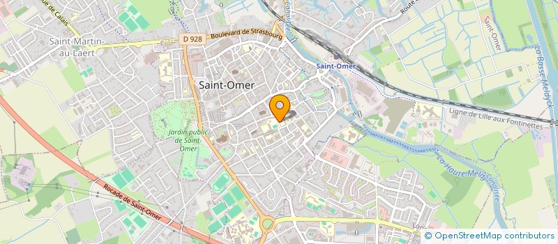 localisation de l'entreprise MONSIEUR GERARD HERBAUT  SAINT-OMER