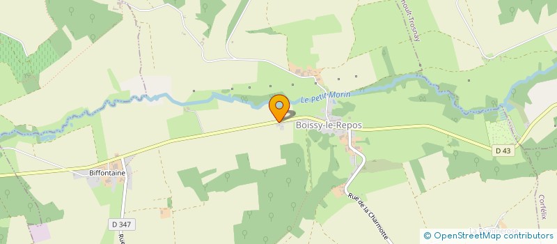 localisation de l'entreprise MONSIEUR GERARD HERLUISON  BOISSY-LE-REPOS