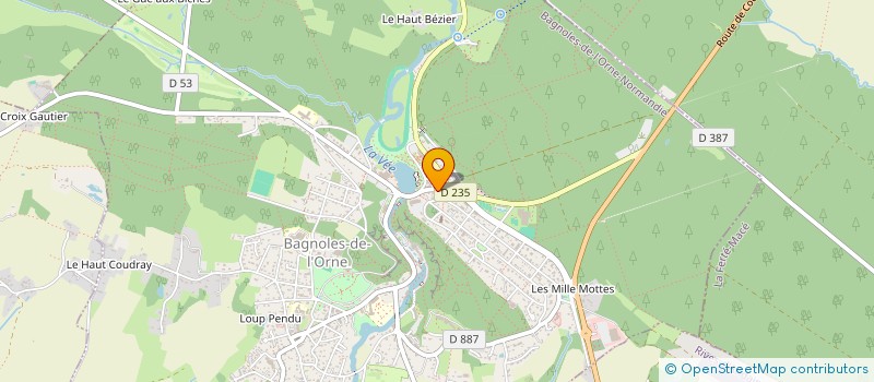 localisation de l'entreprise MONSIEUR GERARD HERMAND à BAGNOLES-DE-L'ORNE-NORMANDIE