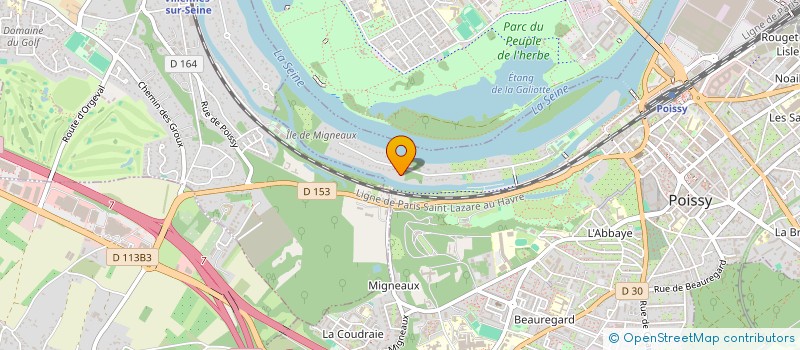 localisation de l'entreprise MONSIEUR GERARD HERMANT  POISSY