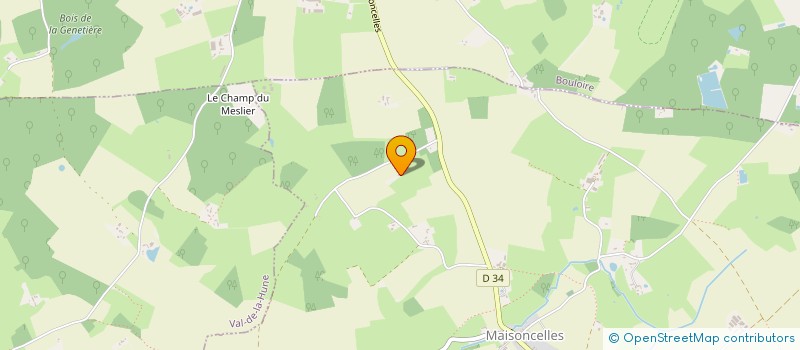 localisation de l'entreprise MONSIEUR GERARD HERRAULT  BOULOIRE