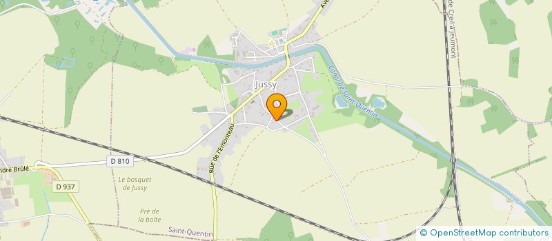 localisation de l'entreprise MONSIEUR GERARD HERREMANS  JUSSY