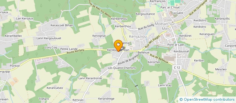 localisation de l'entreprise MONSIEUR GERARD HERSANT  MOELAN-SUR-MER